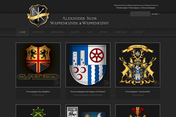 WordPress website example screenshot