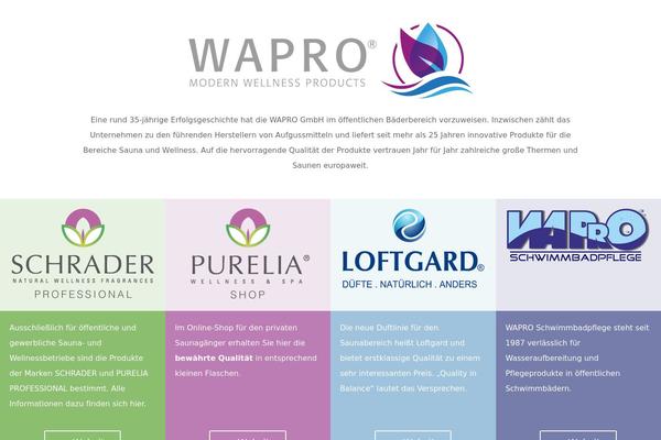 wapro-online.de site used Wapro