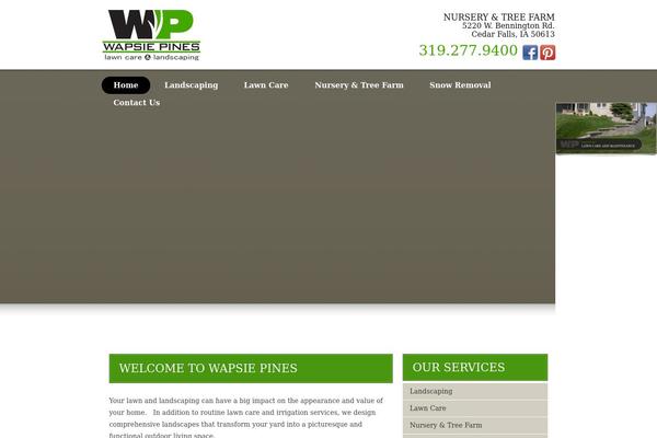 wapsiepines.com site used Greenlawn
