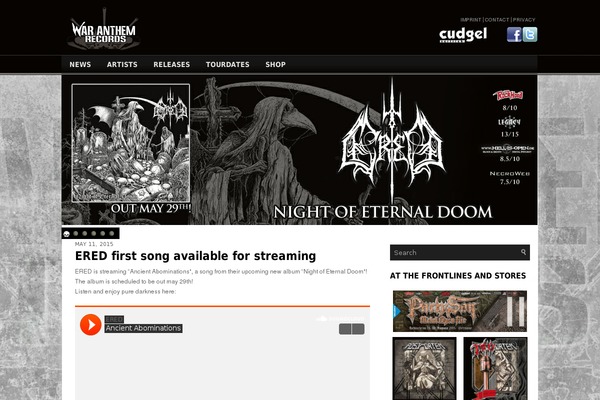 WordPress website example screenshot