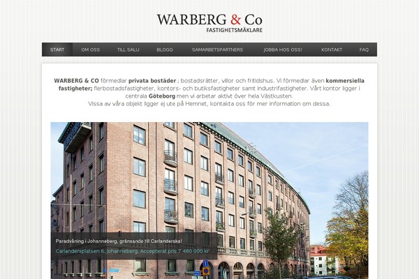 warberg.se site used Warberg