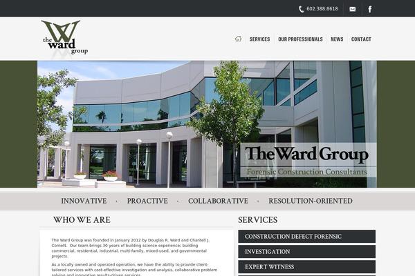 wardgrp.com site used Mastertheme-ward