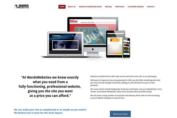 Immensely theme site design template sample