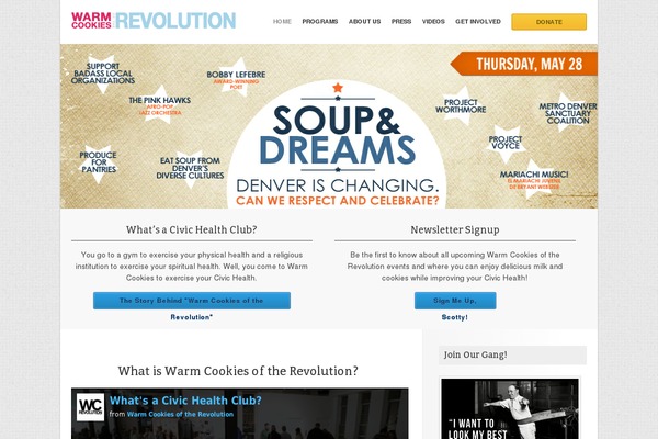 Outreach theme site design template sample