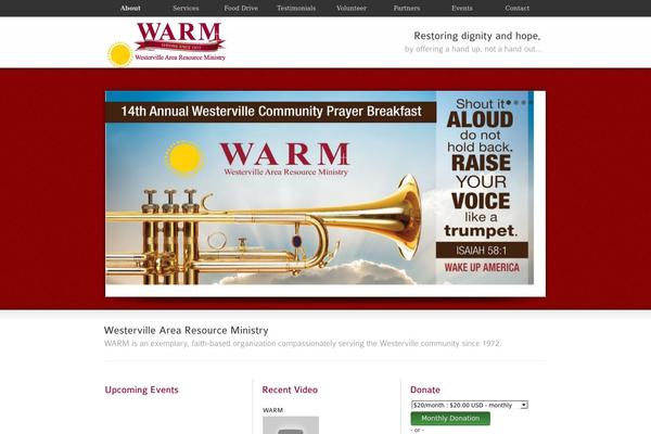 warmwesterville.org site used Gabix