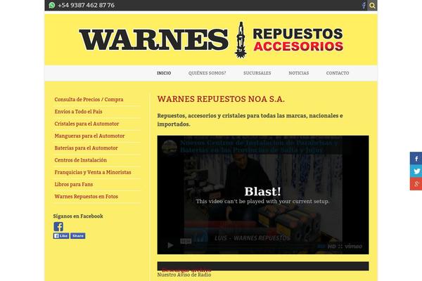 warnesrepuestos.com.ar site used Warnes