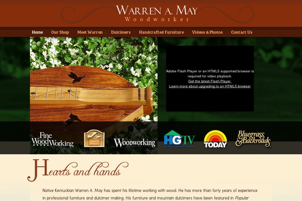 WordPress website example screenshot