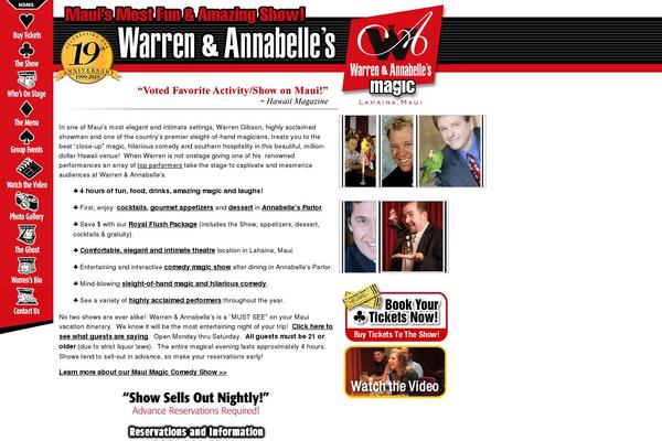warrenandannabelles.com site used Bravada