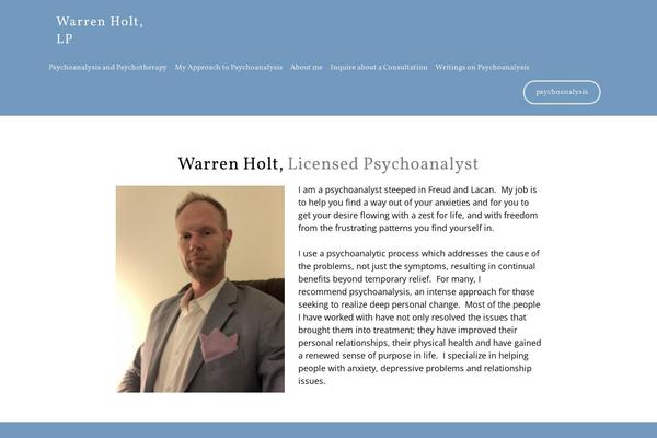 warrenholt.com site used Narwhal