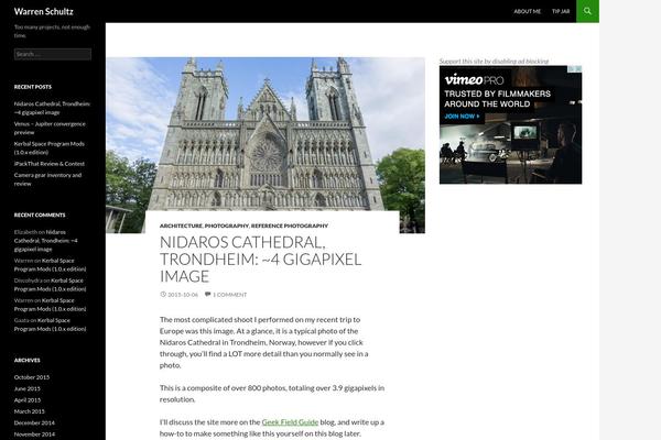 Site using Awesome Flickr Gallery plugin