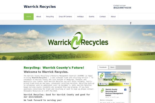 warrickrecycles.org site used Plumbelt-lite
