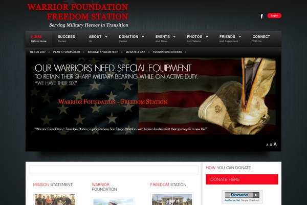 warriorfoundation.org site used Wffs-warrior-foundation-child-theme