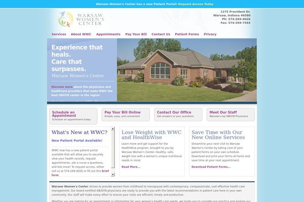 Wwc theme site design template sample