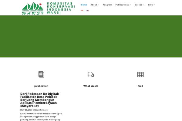 WordPress website example screenshot