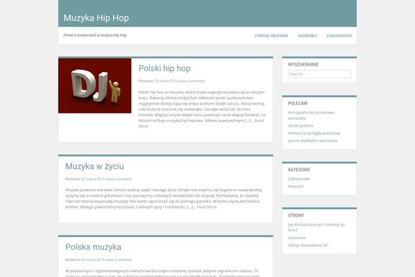 Levii theme site design template sample