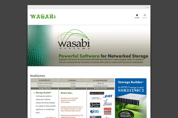 wasabisystems.com site used Diverso.free