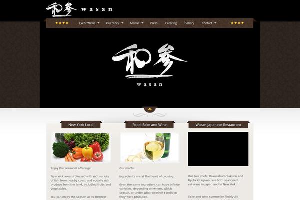 The Restaurant theme site design template sample