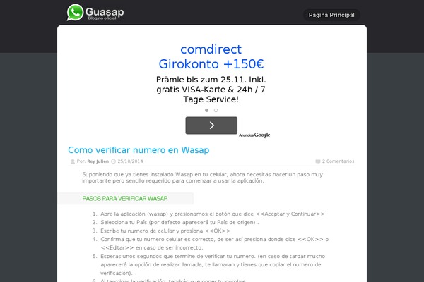guasap WordPress theme, websites list used guasap theme guasap theme websites examples