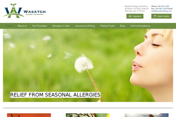wasatchallergy.com site used Allergy