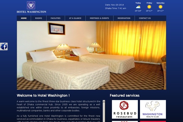 washingtonbd.com site used Hotelwashington