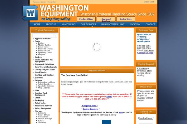 Washington theme site design template sample