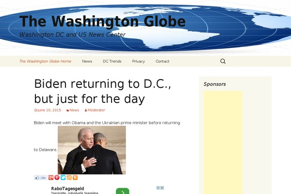 WordPress website example screenshot