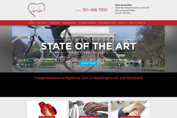 Washington theme site design template sample