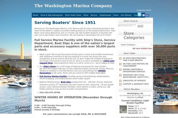 washingtonmarina.com site used Businessclub