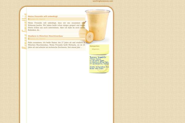 banana-smoothie theme websites examples