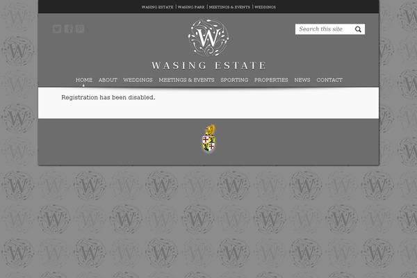 wasing.co.uk site used Wasing