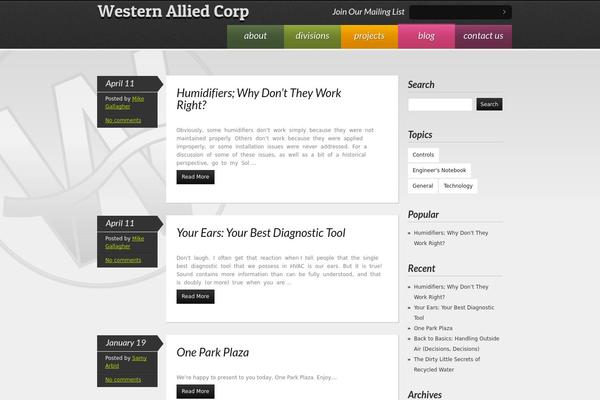 wasocal.com site used Theme1276
