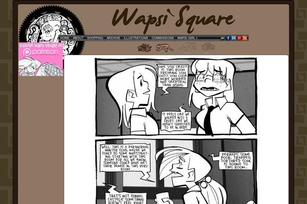 waspisquare.com site used Comicpress-wapsi