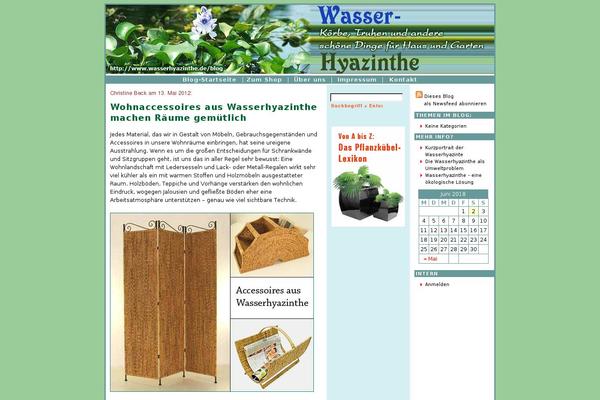 wasserhyazinthe.de site used Wasserhyazinthe