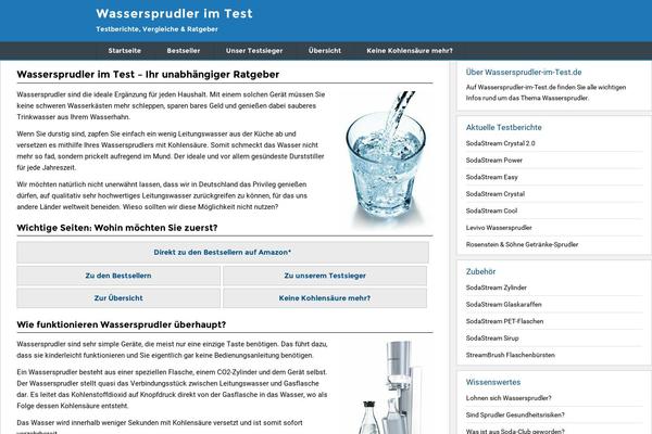 wassersprudler-im-test.de site used Sprudlertheme