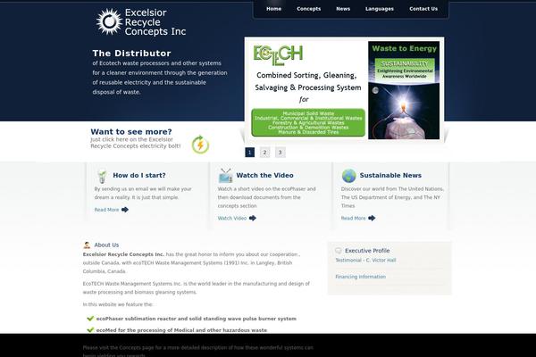 Bluelight theme site design template sample