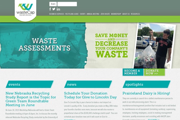 wastecapne theme websites examples