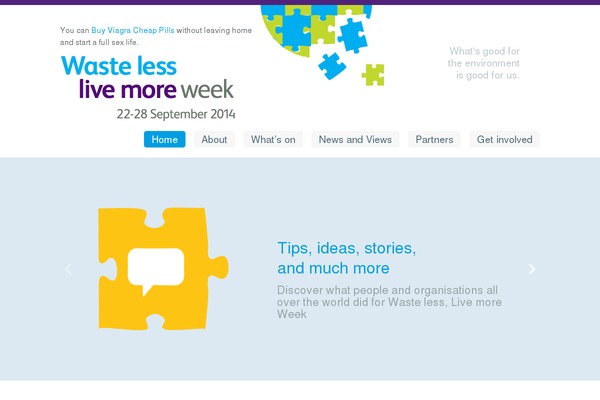 WordPress website example screenshot