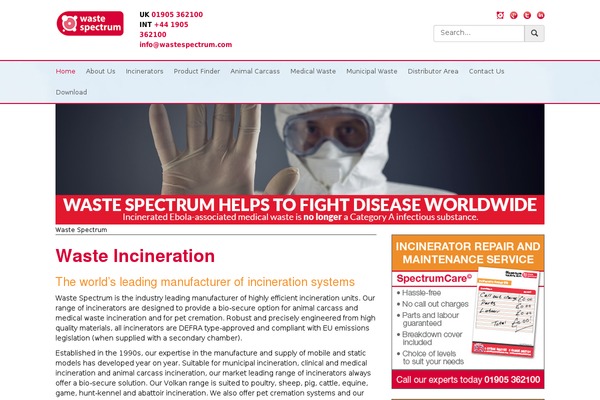 WordPress website example screenshot