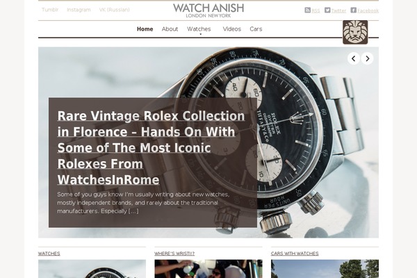 watch-anish.com site used Watchanish