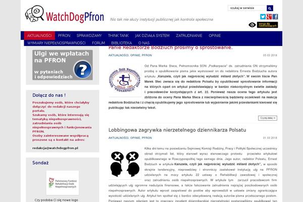 watchdogpfron.pl site used Intertom