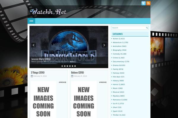 Moviemag theme site design template sample