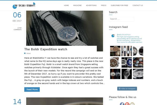 WordPress website example screenshot