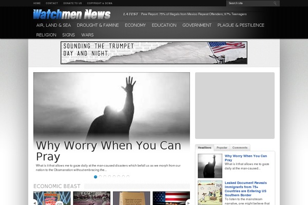 watchmen-news.com site used Magazine Base