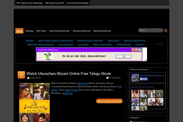 watchonlinefreemovies.co site used Mytown