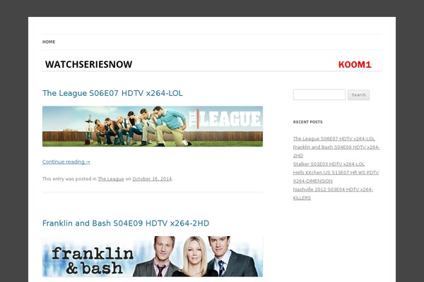 Twenty Twelve theme site design template sample