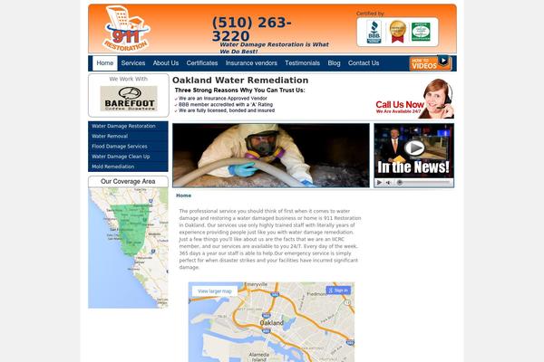 water-damage-oakland.com site used Compass-corp