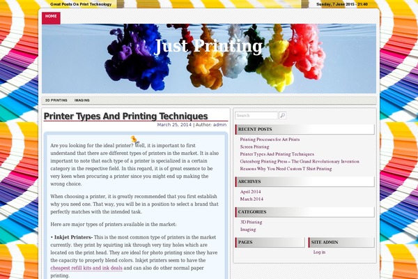 RedLine theme site design template sample