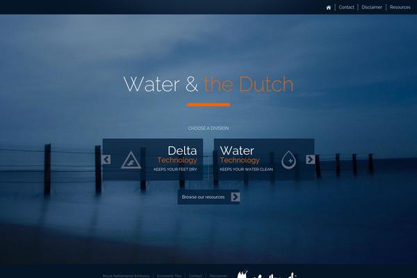 Holland theme site design template sample