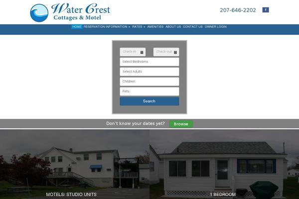watercrestcottages.com site used Theme1333