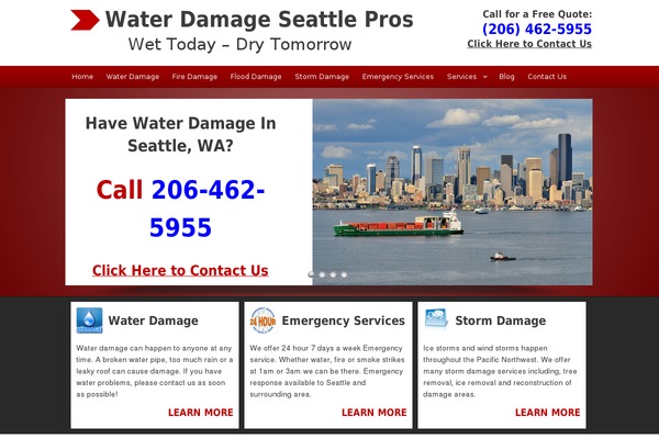 waterdamageseattlepros.com site used Localstarta-red